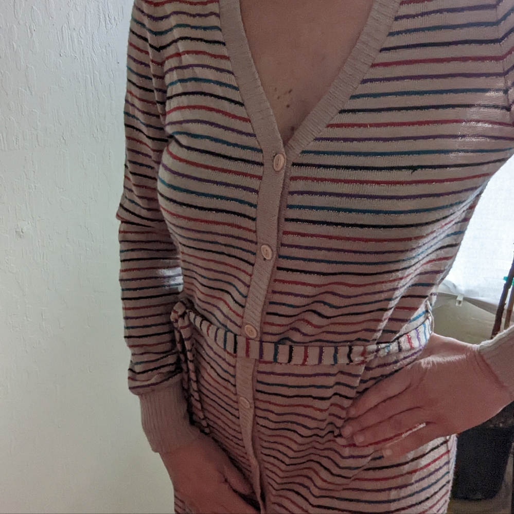 Vintage 70s Sweater Sexy Dress
